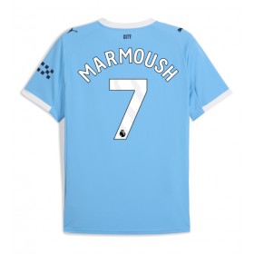 Pánské fotbalový oblečení Manchester City Omar Marmoush #7 Domácí košile 2025-26 Krátkým Rukávem